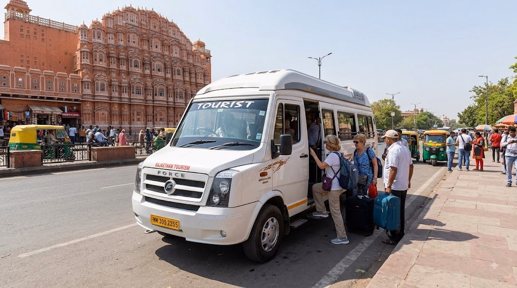 Tempo Traveller for Jaipur sightseeing